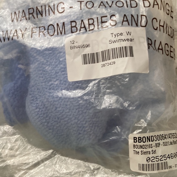 BOND-EYE - New! The Sierra Bikini/ Swimsuit Set Lake Blue - One Size - Picture 6 of 7